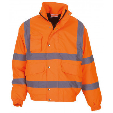 Image number https://www.printwizards.co.uk/storage/images/7899e4d2-f8aa-4e68-854b-96bdec2d9226.jpg of Hi-vis classic bomber jacket